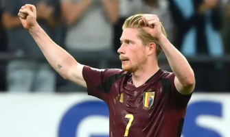 Čtyřiatřicetiletý De Bruyne skóroval dvakrát