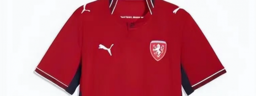 Oficiálně odhalen nový dres České republiky pro kvalifikaci na mistrovství světa 2026