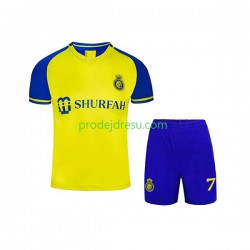 Dresy Fotbal Al-Nassr Ronaldo 7 Dětský Domácí 2022-2023 Krátký rukáv