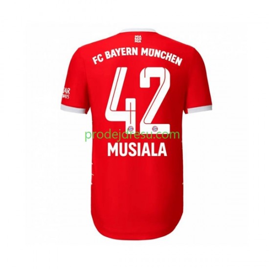 FC Bayern Mnichov Dresy Fotbal Musiala 42 Muž Domácí 2022-2023 Krátký rukáv