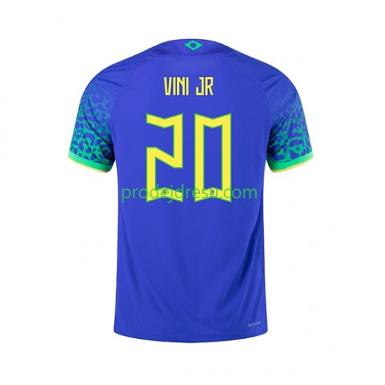 Brazílie Dresy Fotbal Vinicius Junior 20 Muž Venkovní World Cup 2022 Krátký rukáv