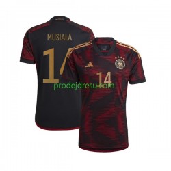 Německo Dresy Fotbal Musiala 14 Muž Venkovní World Cup 2022 Krátký rukáv