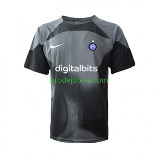 Inter Milán Dresy Fotbal Brankářské Muž Domácí 2022-2023 Krátký rukáv
