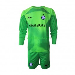 Inter Milán Dresy Fotbal Brankářské Dětský Alternativní 2022-2023 Dlouhý rukáv