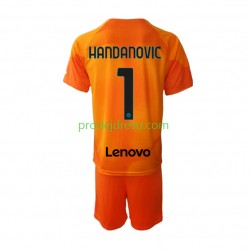 Inter Milán Dresy Fotbal Samir Handanovic 1 Brankářské Dětský Čtvrtý 2022-2023 Krátký rukáv