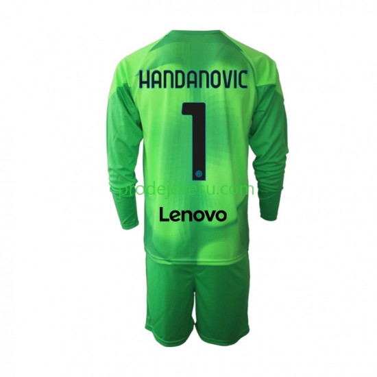 Inter Milán Dresy Fotbal Samir Handanovic 1 Brankářské Dětský Alternativní 2022-2023 Dlouhý rukáv