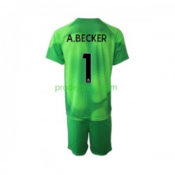 Liverpool Dresy Fotbal A.Becker 1 Brankářské Dětský Alternativní 2022-2023 Krátký rukáv