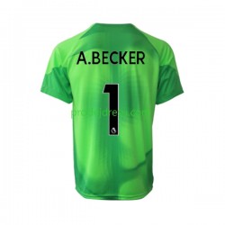 Liverpool Dresy Fotbal A.Becker 1 Brankářské Muž Alternativní 2022-2023 Krátký rukáv