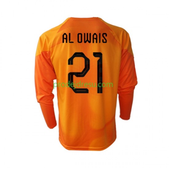 Saúdská Arábie Dresy Fotbal Mohammed Al-Owais 21 Brankářské Muž Venkovní World Cup 2022 Dlouhý rukáv