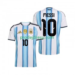 Argentina Dresy Fotbal Lionel Messi 10 Muž Domácí World Cup 2026 Krátký rukáv