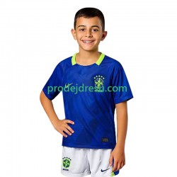 Brazílie Dresy Fotbal Dětský Venkovní 2025-2026 Krátký rukáv