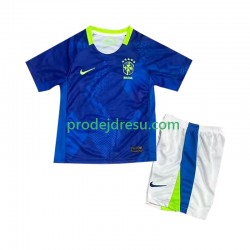Brazílie Dresy Fotbal Dětský Venkovní 2025-2026 Krátký rukáv