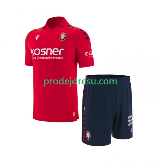 CA Osasuna Dresy Fotbal Dětský Domácí 2025-2026 Krátký rukáv