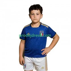 Itálie Dresy Fotbal Dětský Domácí World Cup 2026 Krátký rukáv