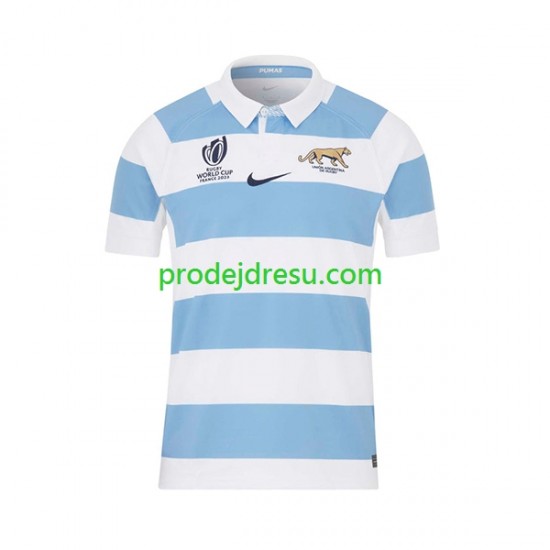 Argentina Dresy Rugby Muž Domácí RWC 2023 Krátký rukáv