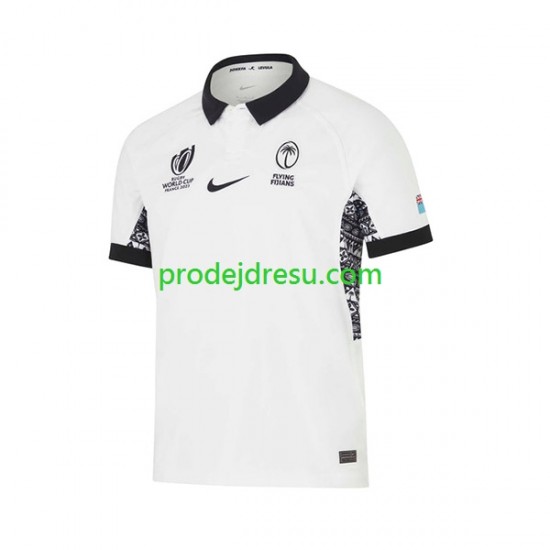 Dresy Rugby FIJI Muž Domácí RWC 2023 Krátký rukáv