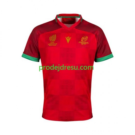 Portugalsko Dresy Rugby Muž Domácí RWC 2023 Krátký rukáv