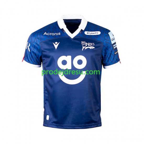 Dresy Rugby Sale Sharks Muž Domácí 2023 Krátký rukáv