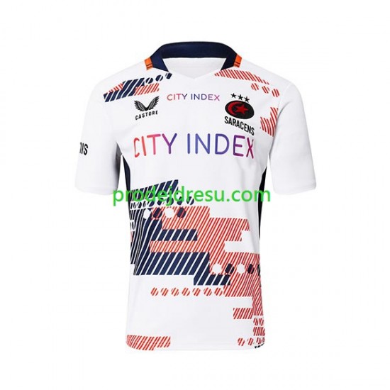 Dresy Rugby Saracens Muž Venkovní 2023 Krátký rukáv