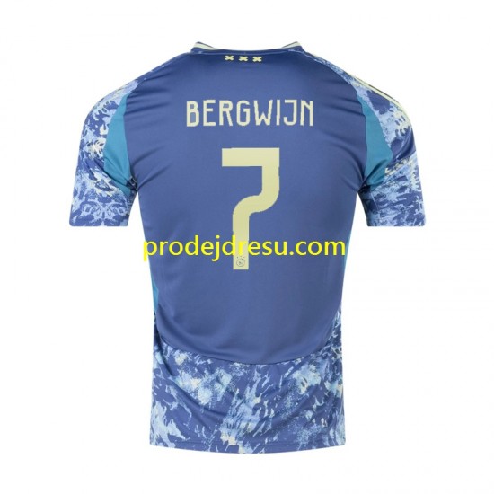 AFC Ajax Dresy Fotbal Steven Bergwijn 7 Muž Venkovní 2024-2025 Krátký rukáv
