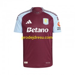 Aston Villa Dresy Fotbal Muž Domácí 2024-2025 Krátký rukáv