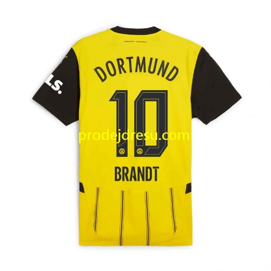 Borussia Dortmund Dresy Fotbal Julian Brandt 10 Muž Domácí 2024-2025 Krátký rukáv