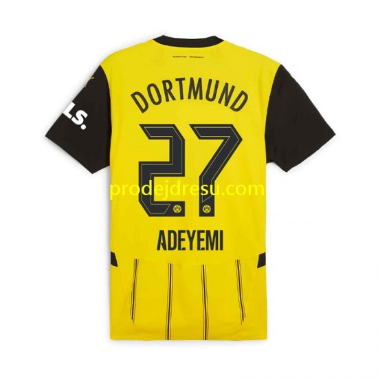 Borussia Dortmund Dresy Fotbal Karim Adeyemi 27 Muž Domácí 2024-2025 Krátký rukáv