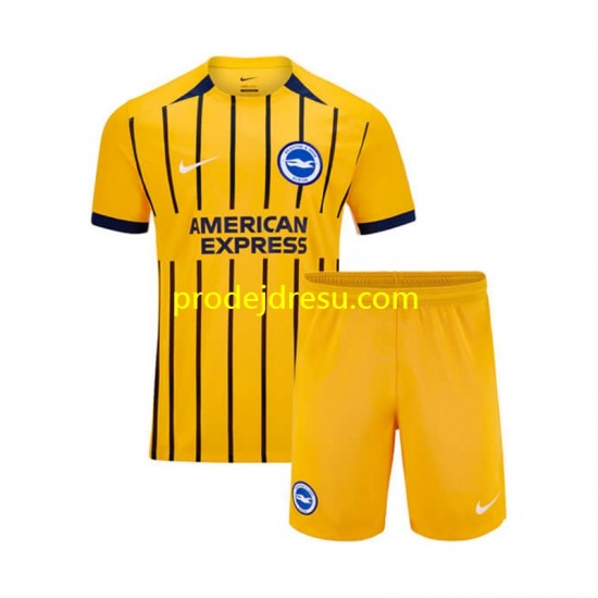 Brighton & Hove Albion Dresy Fotbal Dětský Venkovní 2024-2025 Krátký rukáv