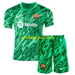 FC Barcelona Dresy Fotbal Brankářské Dětský Domácí 2024-2025 Krátký rukáv