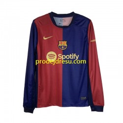 FC Barcelona Dresy Fotbal Muž Domácí 2024-2025 Dlouhý rukáv