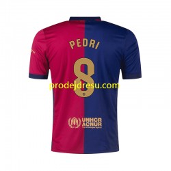 FC Barcelona Dresy Fotbal PEDRI 8 Muž Domácí 2024-2025 Krátký rukáv