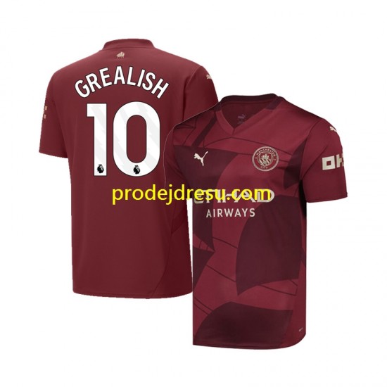 Manchester City Dresy Fotbal Jack Grealish 10 Muž Alternativní 2024-2025 Krátký rukáv