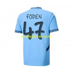 Manchester City Dresy Fotbal UCL Font FODEN 47 Muž Domácí 2024-2025 Krátký rukáv