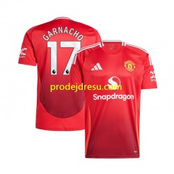 Manchester United Dresy Fotbal Alejandro Garnacho 17 Muž Domácí 2024-2025 Krátký rukáv
