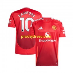 Manchester United Dresy Fotbal Marcus Rashford 10 Muž Domácí 2024-2025 Krátký rukáv