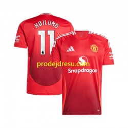Manchester United Dresy Fotbal Rasmus Hojlund 11 Muž Domácí 2024-2025 Krátký rukáv