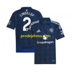 Manchester United Dresy Fotbal Victor Lindelof 2 Muž Venkovní 2024-2025 Krátký rukáv