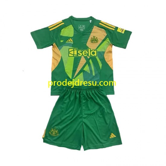 Newcastle United Dresy Fotbal Brankářské Dětský Domácí 2024-2025 Krátký rukáv