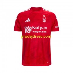 Nottingham Forest Dresy Fotbal Muž Domácí 2024-2025 Krátký rukáv