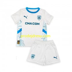 Olympique Marseille Dresy Fotbal Dětský Domácí 2024-2025 Krátký rukáv