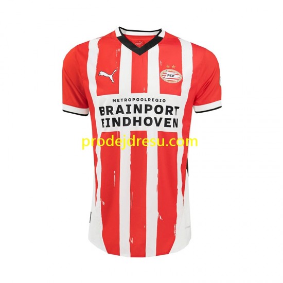 PSV Eindhoven Dresy Fotbal Muž Domácí 2024-2025 Krátký rukáv