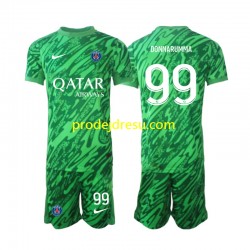 Paris Saint-Germain Dresy Fotbal Gianluigi Donnarumma 99 Brankářské Dětský Venkovní 2024-2025 Krátký rukáv