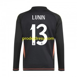 Real Madrid Dresy Fotbal Andriy Lunin 13 Brankářské Muž Venkovní 2024-2025 Dlouhý rukáv