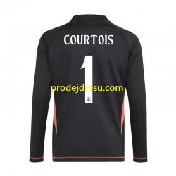 Real Madrid Dresy Fotbal Thibaut Courtois 1 Brankářské Muž Venkovní 2024-2025 Krátký rukáv