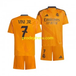 Real Madrid Dresy Fotbal VINI JR 7 Dětský Venkovní 2024-2025 Krátký rukáv