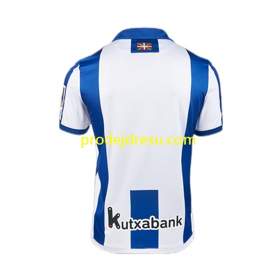 Real Sociedad Dresy Fotbal Muž Domácí 2024-2025 Krátký rukáv