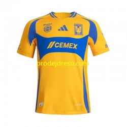 Tigres UANL Dresy Fotbal Muž Domácí 2024-2025 Krátký rukáv