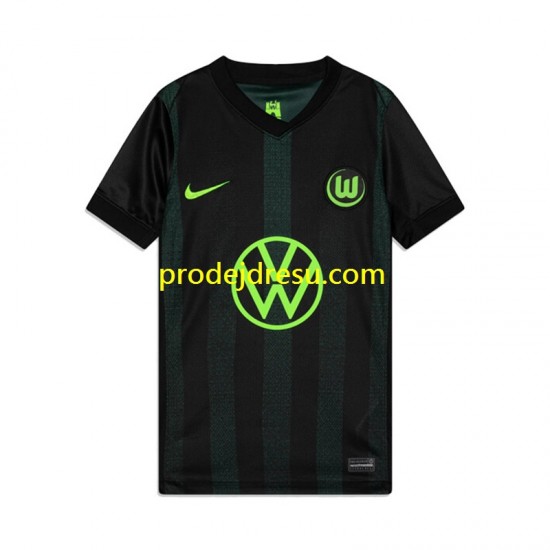 VfL Wolfsburg Dresy Fotbal Muž Venkovní 2024-2025 Krátký rukáv