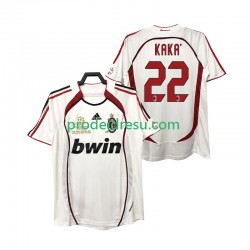 AC Milán Dresy Fotbal KAKA 22 2007 Retro Muž Venkovní 2006 Krátký rukáv