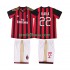 AC Milán Dresy Fotbal KAKA 22 2013 2014 Retro Dětský Domácí Krátký rukáv